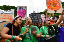 Marcha por el Día de la Mujer.