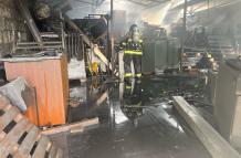 Incendio Quito bodega