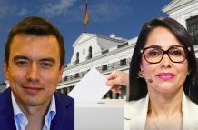 Daniel Noboa y Luisa González