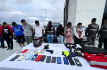 Detenidos en operativo en Quito