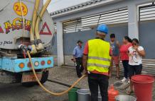 Urdesa sin agua