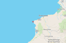 Sismo se reportó en Esmeraldas.
