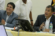 Rafael Correa y Andrés Arauz buscaron recuperar el control del Cpccs.
