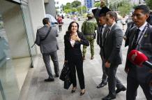La vicepresidenta Verónica Abad fue denunciada por violencia política de género.