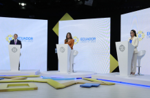 Daniel Noboa y Luisa González se medirán nuevamente el debate de segunda vuelta en Ecuador.
