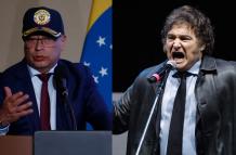 Gustavo Petro y Javier Milei