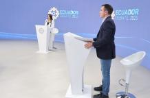 Luisa González lanzó acusaciones de narcotraficante a Daniel Noboa durante el debate presidencial 2025.