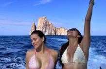 Elbita González y La Flaca Guerrero.
