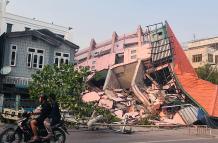 Daños del terremoto de Birmania