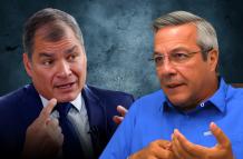 Rafael Correa y Jimmy Jairala
