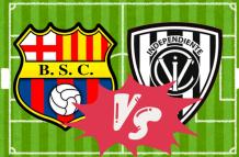 Barcelona SC  vs Independiente del Valle en el Monumental.