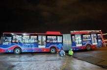 Los trolebuses eléctricos son parte del plan de renovación del sistema.