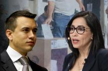 Daniel Noboa y Luisa González
