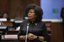 La legisladora del correísmo Paola Cabezas se refirió al viaje a Esmeraldas.