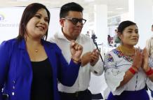 Tres de los cuatro asambleístas de la circunscripción 4 de Pichincha.