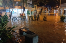 Debido a la temporada invernal varias zonas del país se encuentran inundadas.