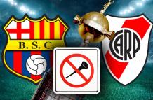 El partido de Copa Libertadores entre River Plate vs Barcelona SC se jugará a puertas cerradas.