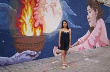 mural Estefanía Suárez Tipán 2024 CORTESÍA Casa de la Cultura