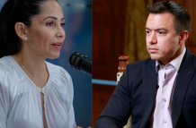 Luisa González y Daniel Noboa