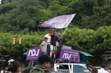 Simpatizantes de Daniel Noboa