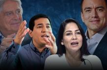 GUILLERMO LASSO, DANIEL NOBOA, ANDRES ARAUZ Y LUISA GONZALEZ