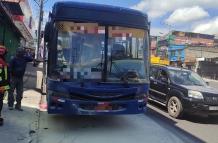 Incendio bus Quito