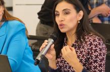 La vicepresidenta Verónica Abad reconoció los resultados de las elecciones de segunda vuelta, que dan el triunfo a Daniel Noboa.