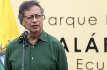 El presidente de Colombia, Gustavo Petro, dijo que no puede reconocer los resultados de las elecciones presidenciales en Ecuador.