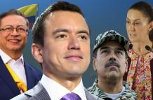 Daniel Noboa y su relación con líderes de izquierda