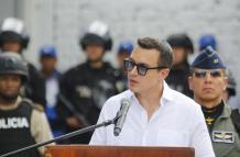 DANIEL NOBOA AZIN PRESIDENTE CEREMONIA MILITAR