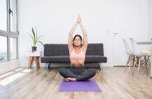 woman-doing-yoga-home