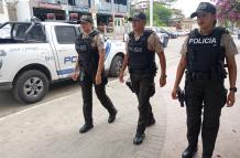 policías malecón Playas seguridad abr 25 NM