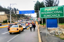 El puente internacional de Rumichaca, punto de control clave por el brote de fiebre amarilla en Colombia.