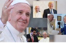 Papa Francisco y exmandatarios.