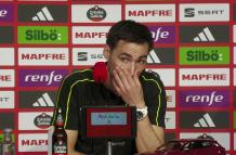 El árbitro Ricardo de Burgos rompió en llando