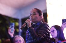 Luisa González fue la candidata del correísmo para las elecciones 2025.