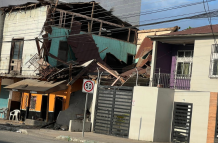 Daños en Esmeraldas tras sismo.