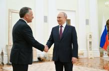 Presidente ruso e inversor estadounidenses