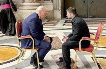 Donald Trump y  Volodimir Zelenski