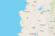 Sismo en Ecuador este 28 de abril.