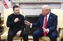 Presidente ucraniano y presidente estadounidense