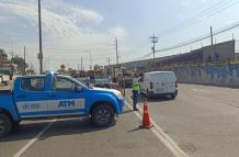 cierre vial Guayaquil
