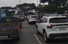 trafico via a la costa