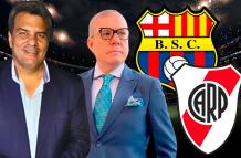 Alfonso Pocho Harb y Vito Muñoz y los recuerdos del Barcelona SC vs. River Plate de 1990.