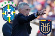 Brasil, Carlo Ancelotti, entrenador, eliminatorias sudamericanas, Ecuador, Mundial 2026, Ecuador vs. Brasil, estreno