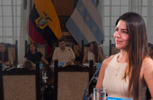 Tatiana Coronel, nueva vicealcaldesa de Guayaquil.