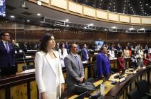 Valentina Centeno, jefe de bloque de ADN, habló de la conformación de las comisiones este 16 de mayo de 2025.