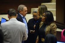 RICARDO PATIÑO Y PAOLA CABEZAS EN LA ASAMBLEA NACIONAL