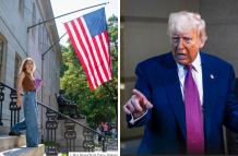 Isabel de Bélgica y Donald Trump