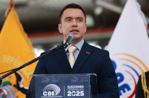 Referencial. Posesión presidencial de Daniel Noboa.